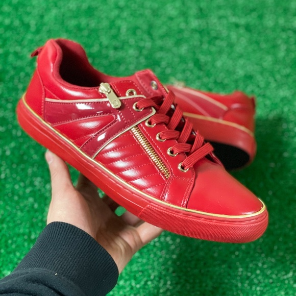 Guess | Shoes | Guess Million Low Mens Casual Sneakers Shoes Red Gmmitor  New Multi Sz | Poshmark